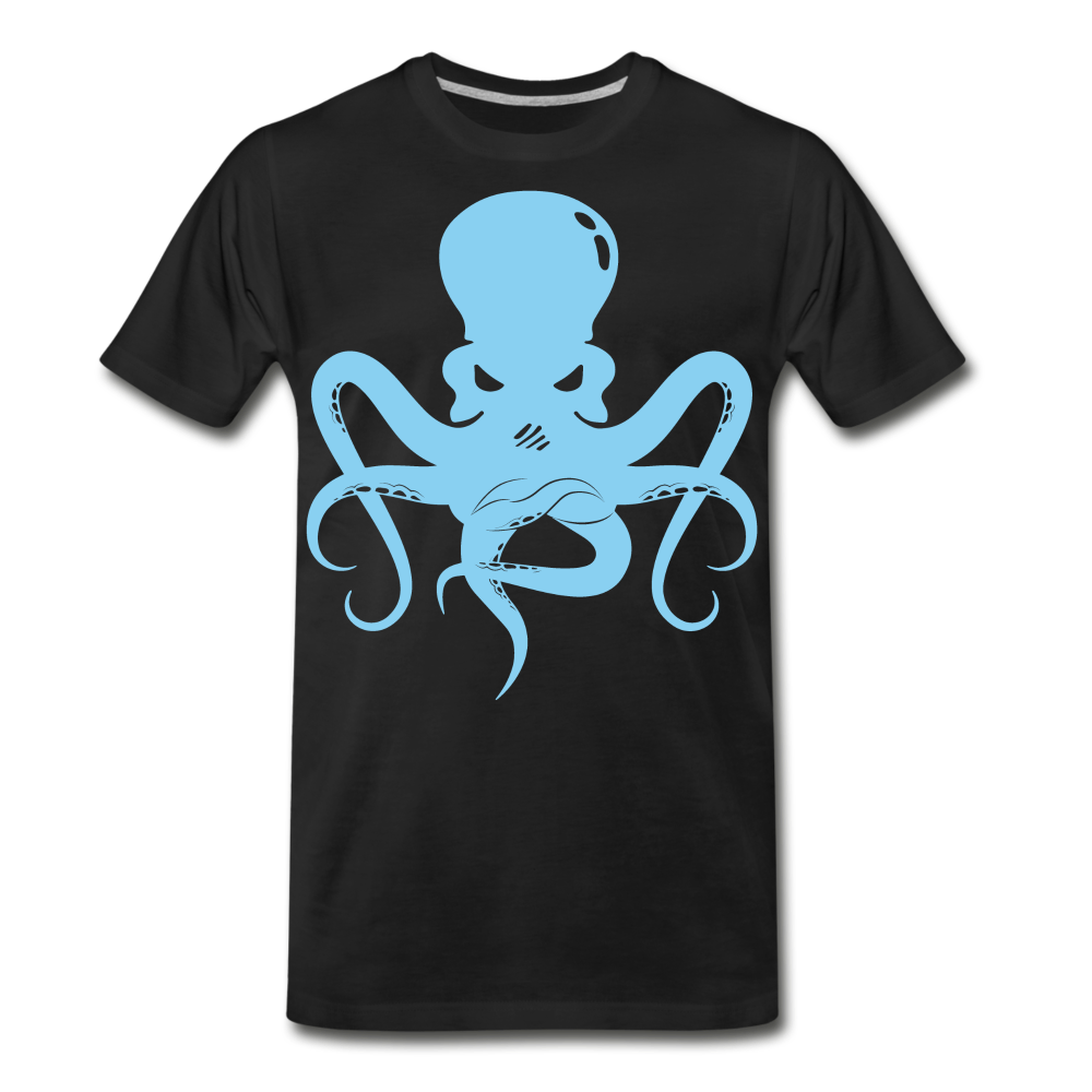 Baby Blue Octopus - black